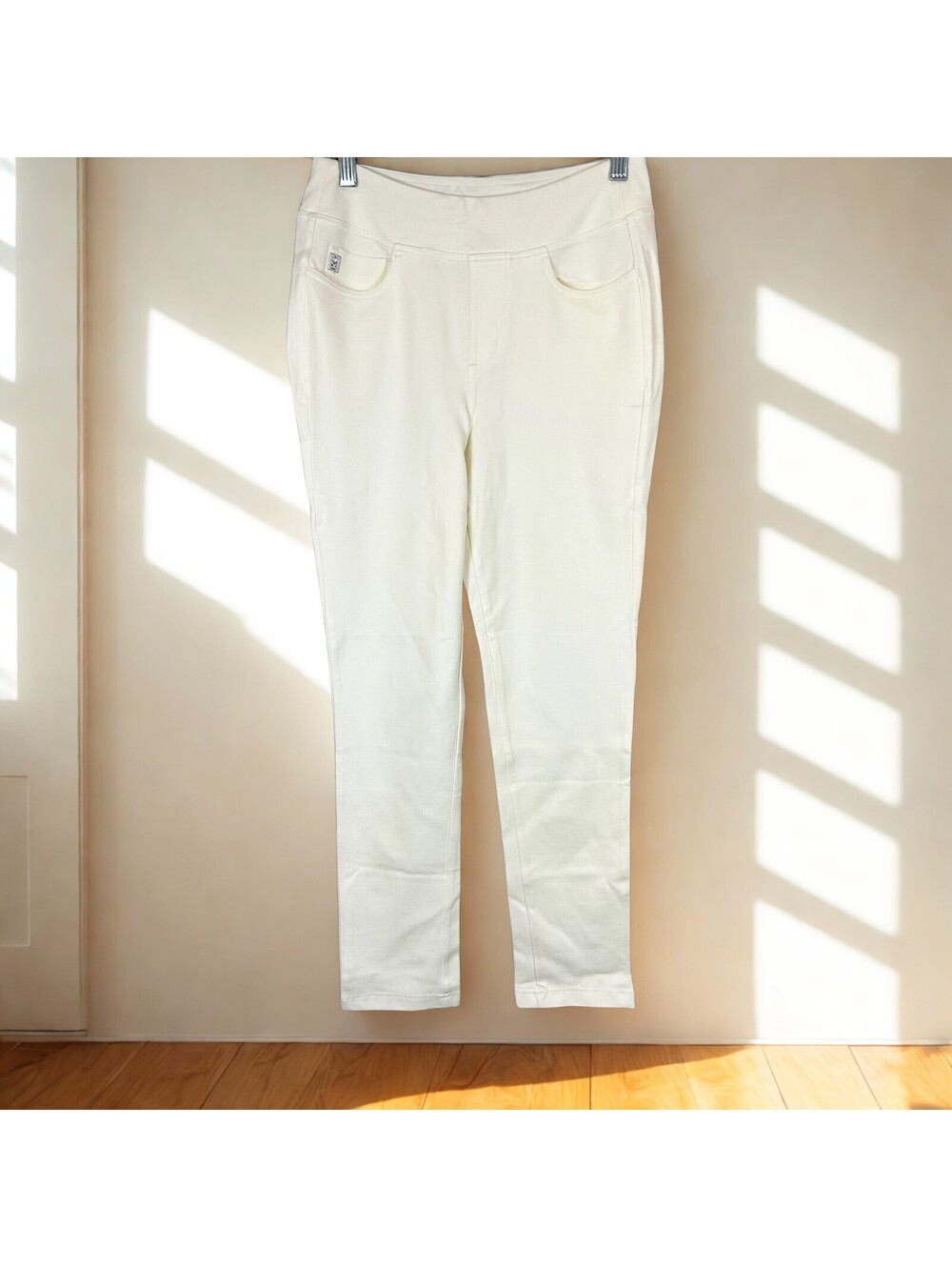 Belle by Kim Gravel Regular Ponte Slim Straight Leg Pants Size 16